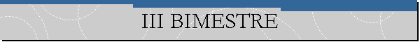 III BIMESTRE
